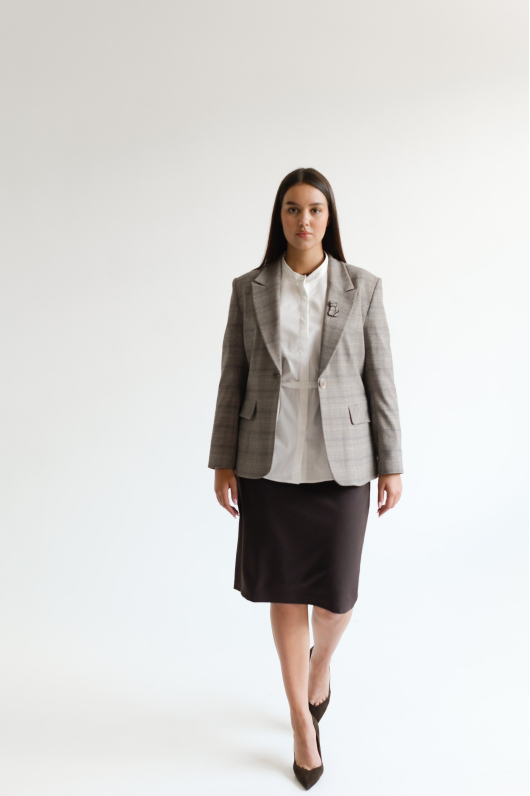 Юбка средней длины классическая